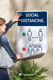 coronavirus signage from South Florida sign company